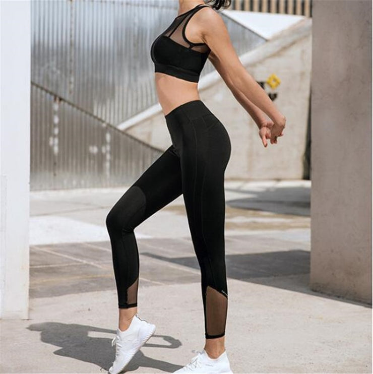 Mesh Workout Tracksuit Yoga Set