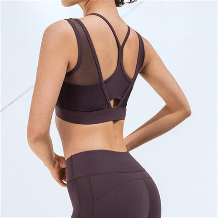 Mesh Workout Tracksuit Yoga Set