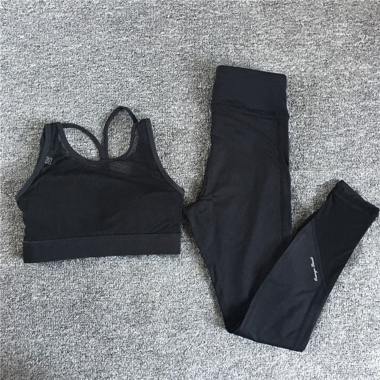 Mesh Workout Tracksuit Yoga Set